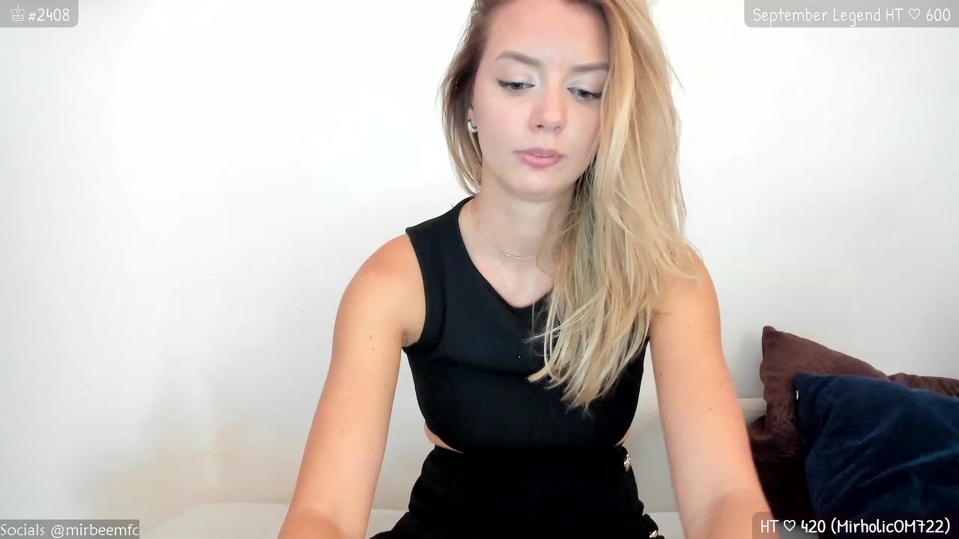 Gallery image thumbnail from MirBee's myfreecams stream on, 09/06/2023, 14:18 image 13 of 20