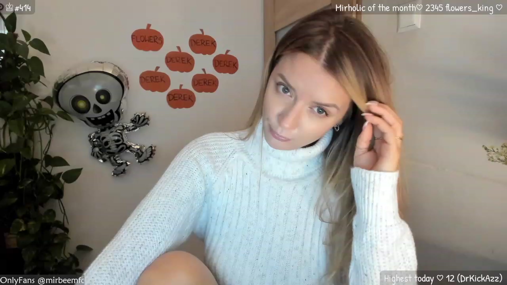 Gallery image thumbnail from MirBee's myfreecams stream on, 10/05/2023, 15:18 image 4 of 20