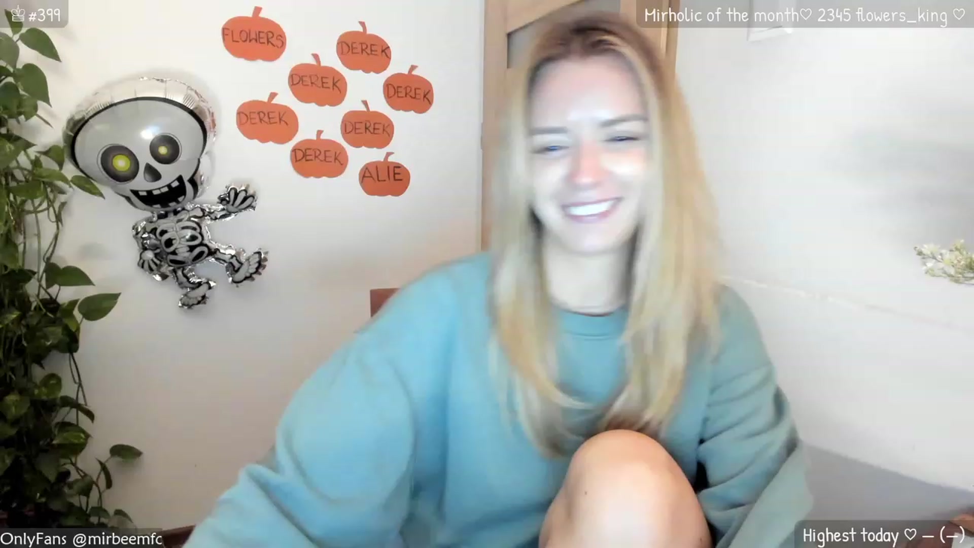 Gallery image thumbnail from MirBee's myfreecams stream on, 10/05/2023, 22:04 image 6 of 20