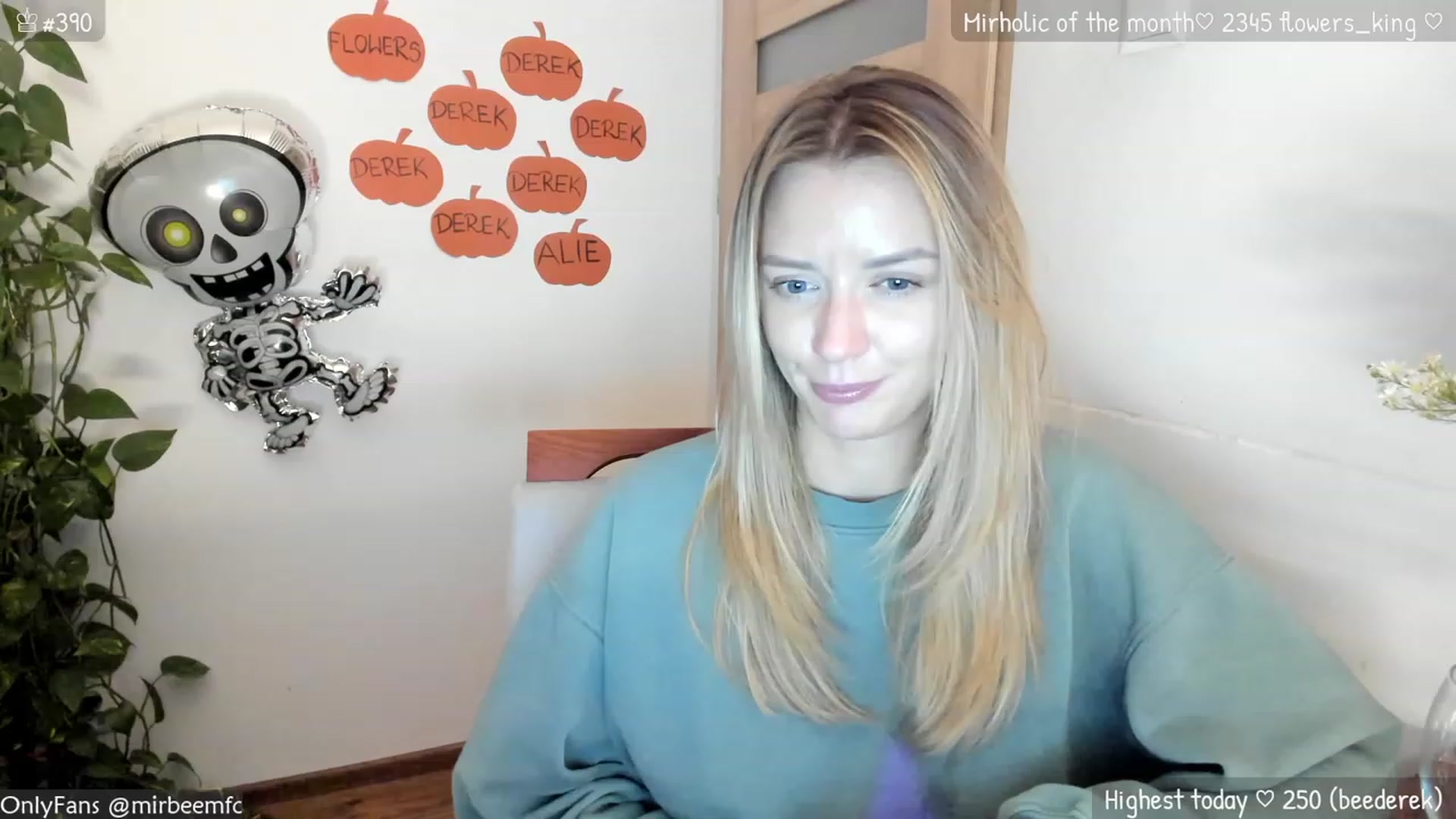 Gallery image thumbnail from MirBee's myfreecams stream on, 10/05/2023, 22:04 image 20 of 20