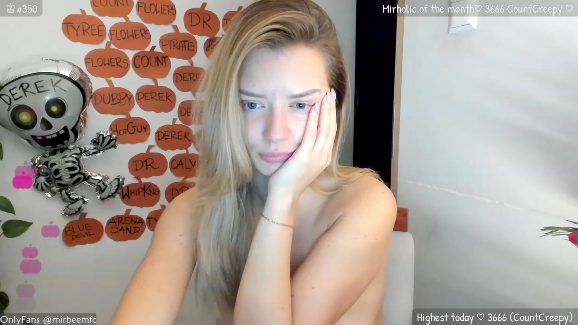 Gallery image thumbnail from MirBee's myfreecams stream on, 10/21/2023, 01:47 image 1 of 20