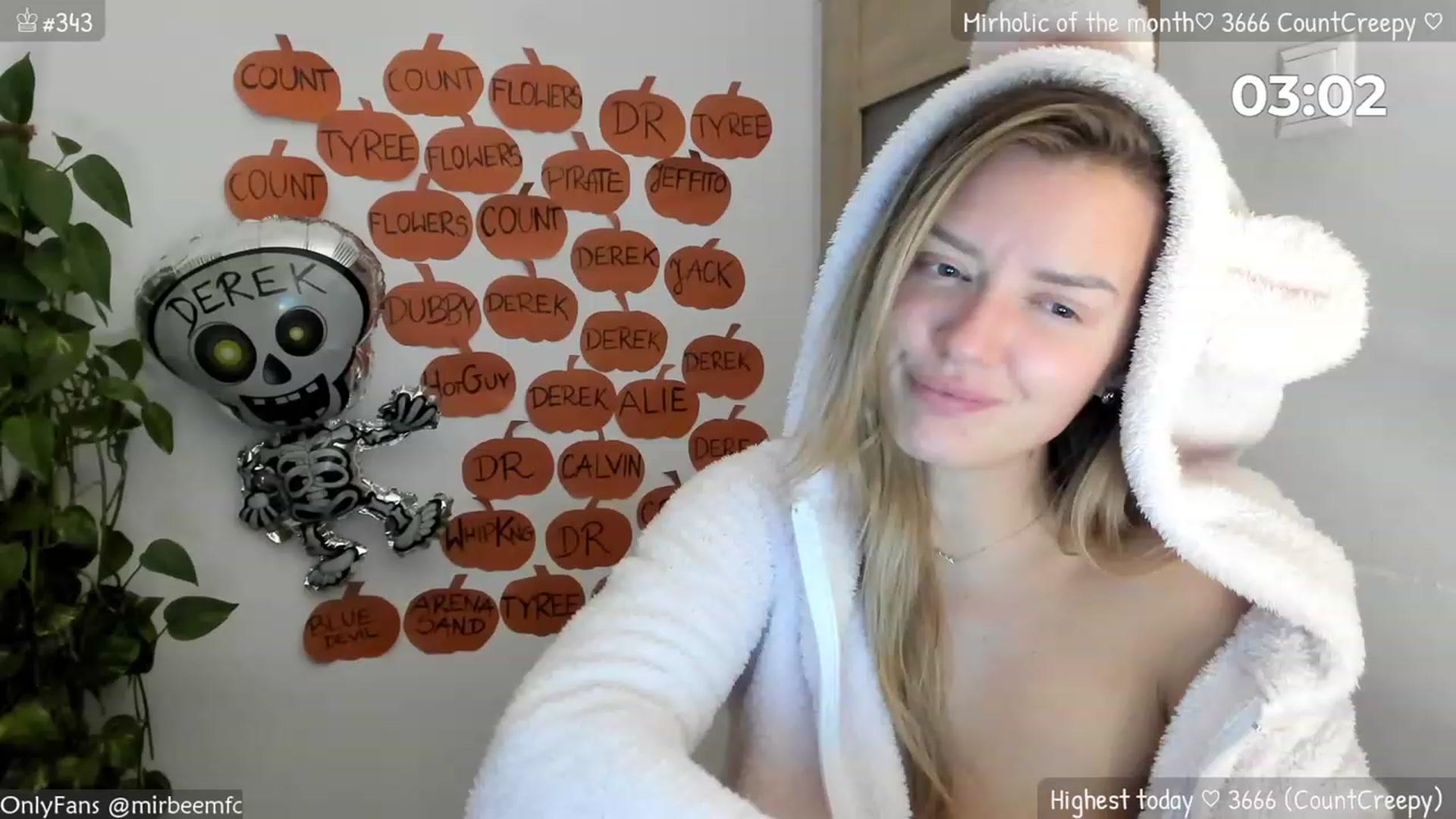 Gallery image thumbnail from MirBee's myfreecams stream on, 10/21/2023, 01:47 image 20 of 20