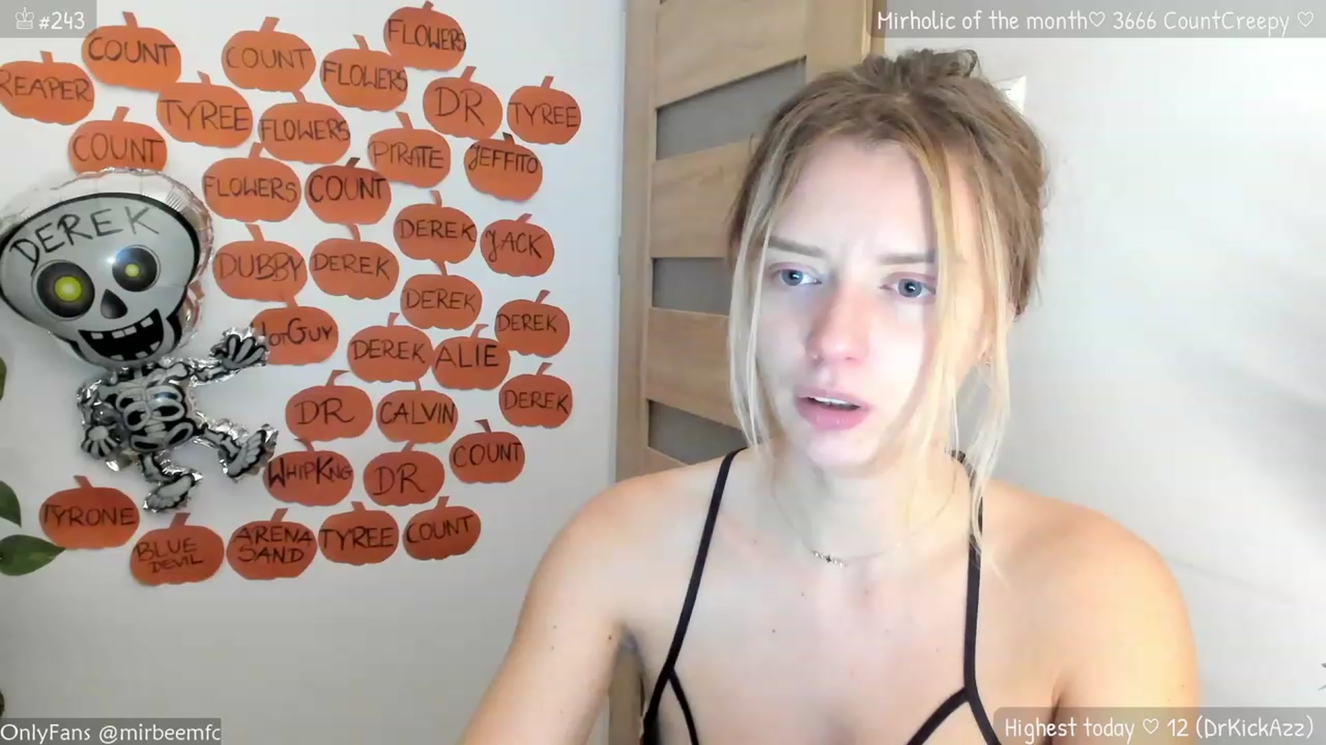 Gallery image thumbnail from MirBee's myfreecams stream on, 10/22/2023, 21:46 image 9 of 20