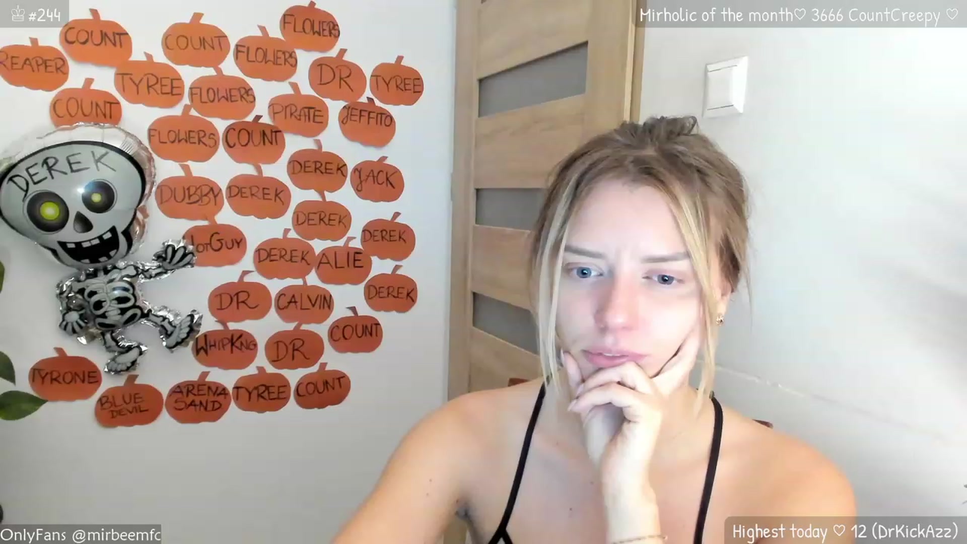 Gallery image thumbnail from MirBee's myfreecams stream on, 10/22/2023, 21:46 image 14 of 20