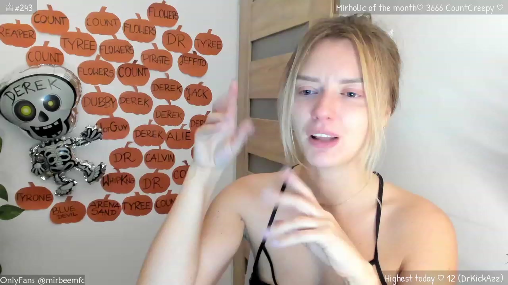 Gallery image thumbnail from MirBee's myfreecams stream on, 10/22/2023, 21:46 image 2 of 20