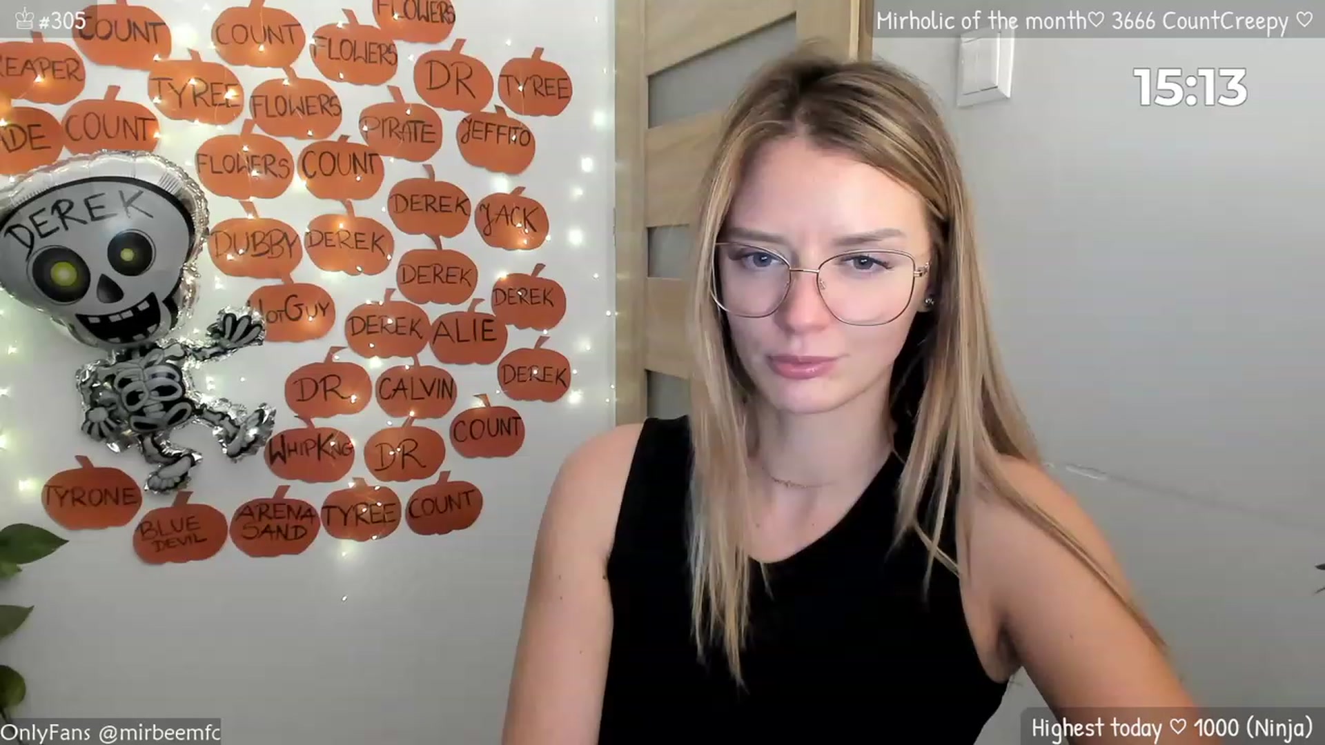 Gallery image thumbnail from MirBee's myfreecams stream on, 10/28/2023, 24:06 image 17 of 20