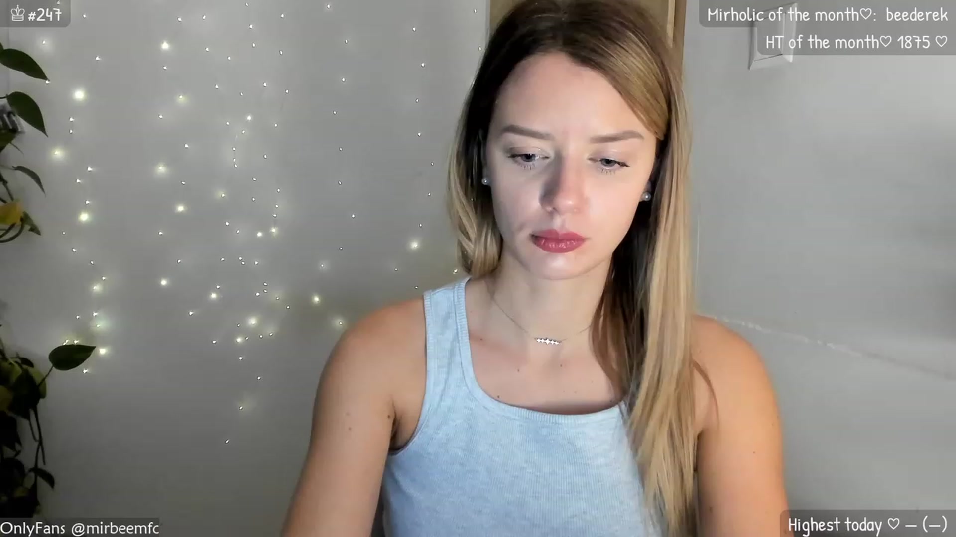 Gallery image thumbnail from MirBee's myfreecams stream on, 11/06/2023, 19:28 image 4 of 20