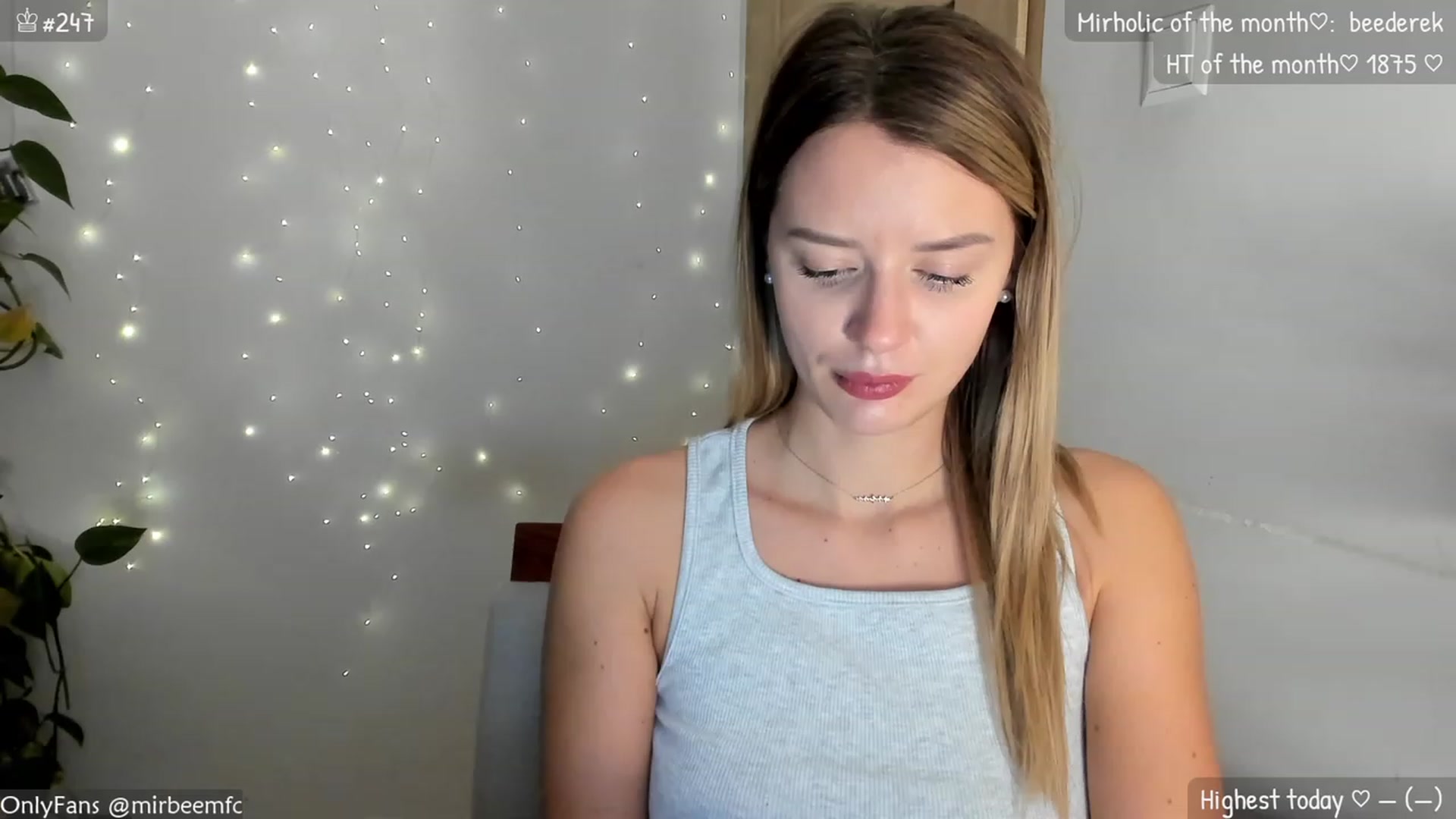 Gallery image thumbnail from MirBee's myfreecams stream on, 11/06/2023, 19:28 image 5 of 20