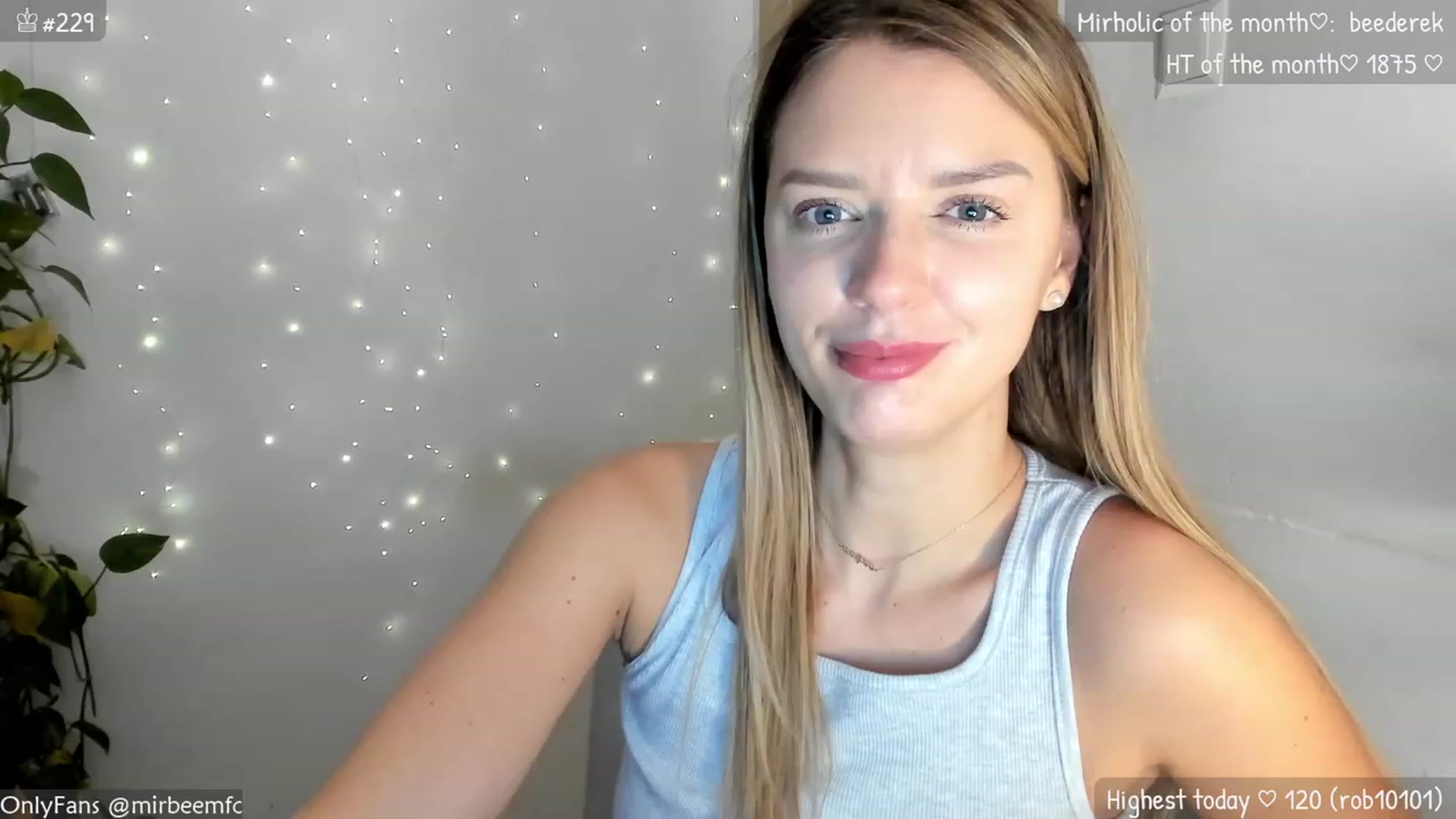 Gallery image thumbnail from MirBee's myfreecams stream on, 11/06/2023, 20:49 image 2 of 20