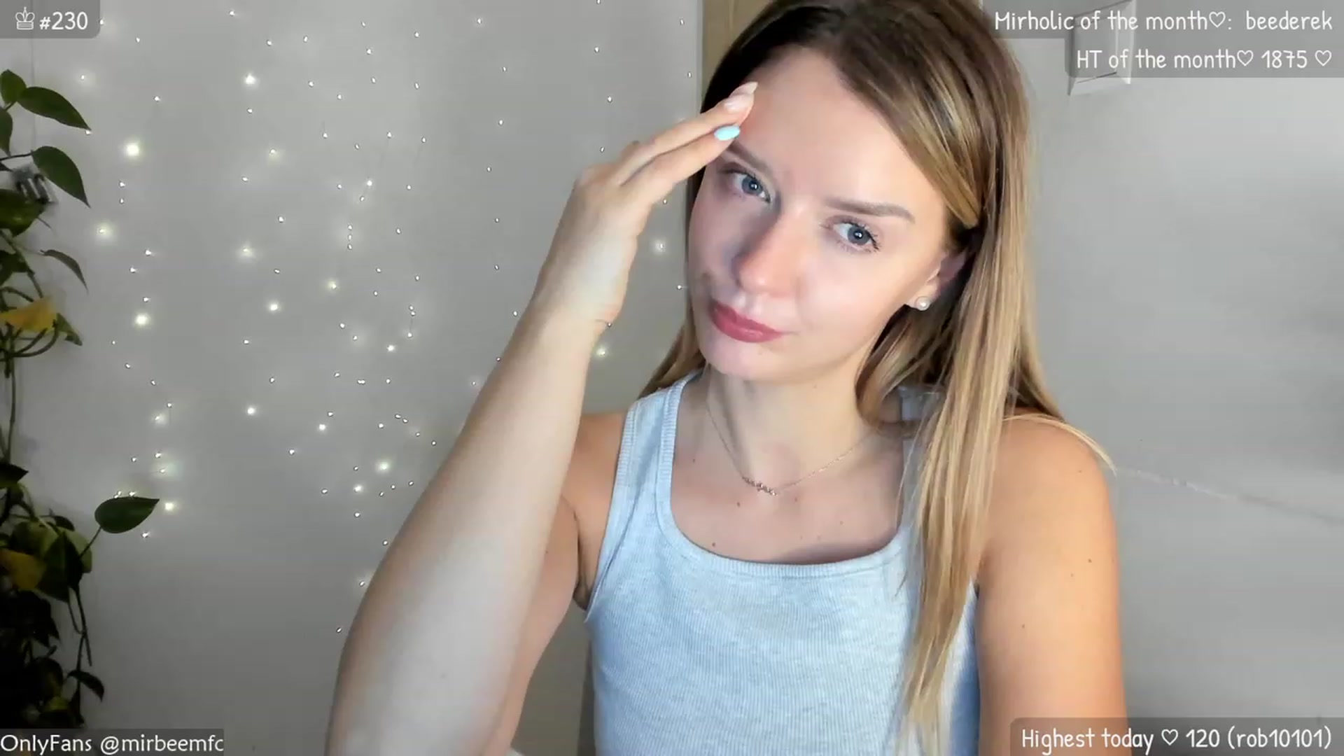 Gallery image thumbnail from MirBee's myfreecams stream on, 11/06/2023, 20:49 image 6 of 20