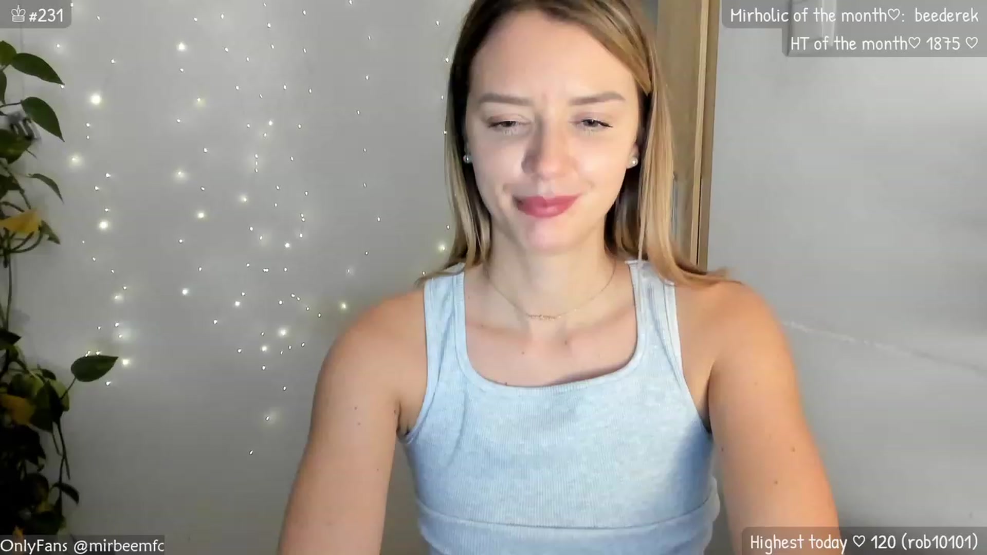 Gallery image thumbnail from MirBee's myfreecams stream on, 11/06/2023, 20:49 image 10 of 20