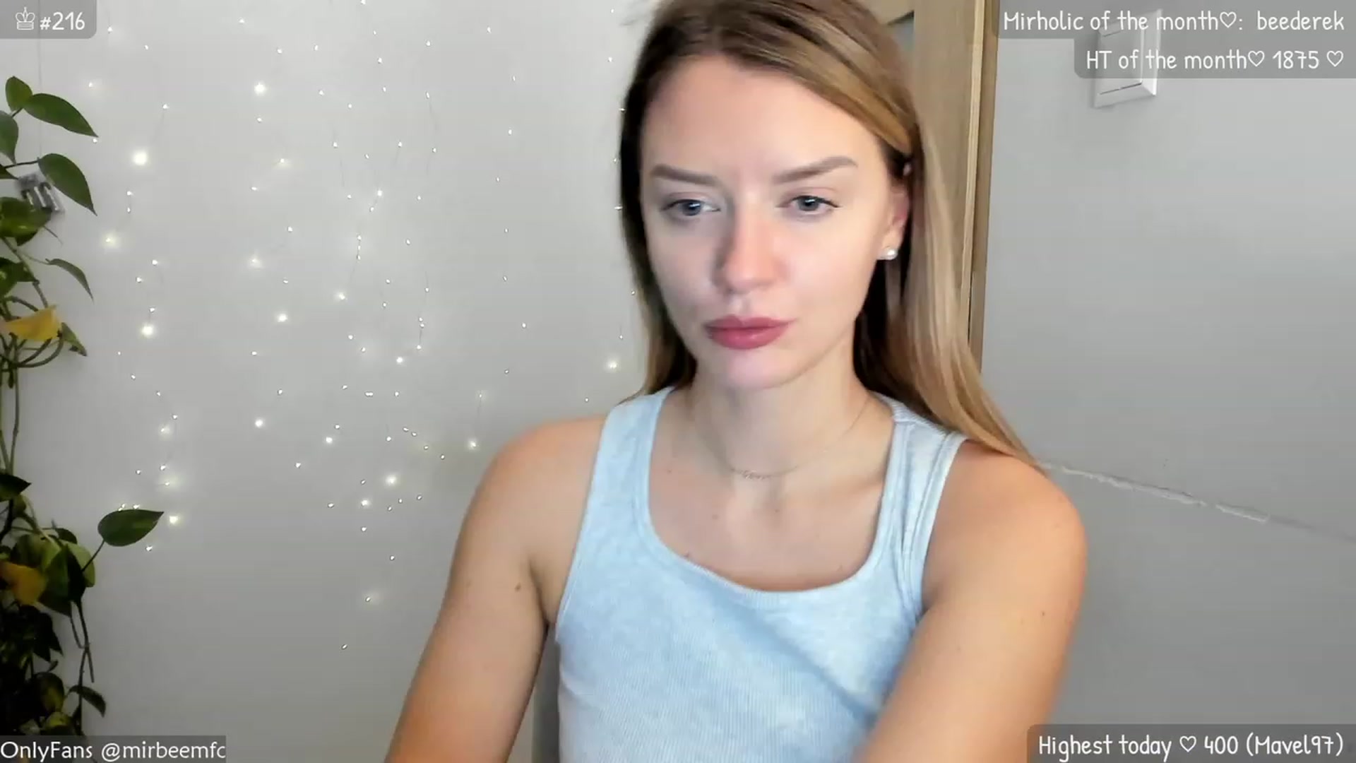 Gallery image thumbnail from MirBee's myfreecams stream on, 11/06/2023, 21:36 image 11 of 20