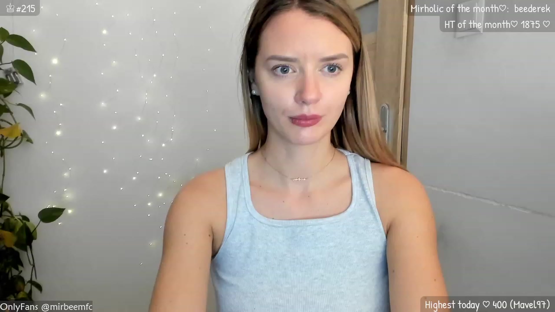 Gallery image thumbnail from MirBee's myfreecams stream on, 11/06/2023, 21:36 image 5 of 20