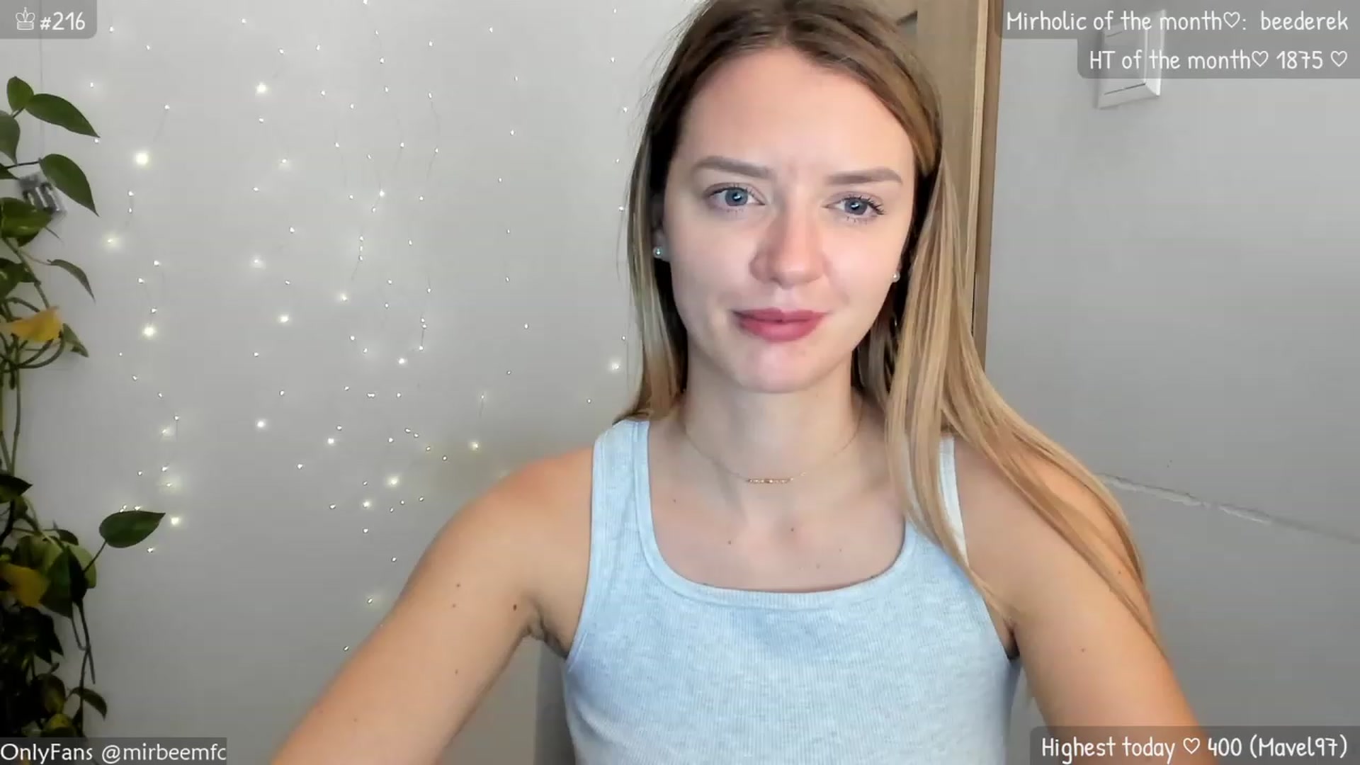 Gallery image thumbnail from MirBee's myfreecams stream on, 11/06/2023, 21:36 image 6 of 20