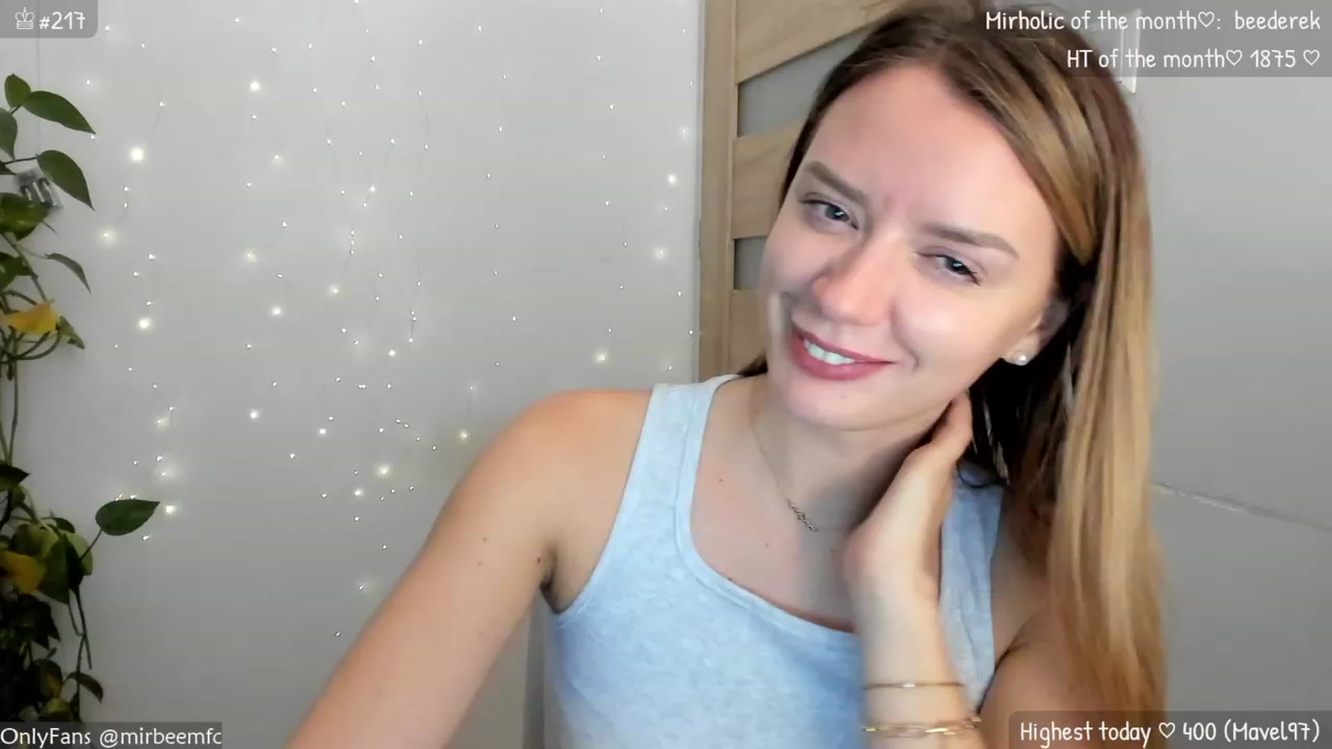 Gallery image thumbnail from MirBee's myfreecams stream on, 11/06/2023, 21:36 image 16 of 20