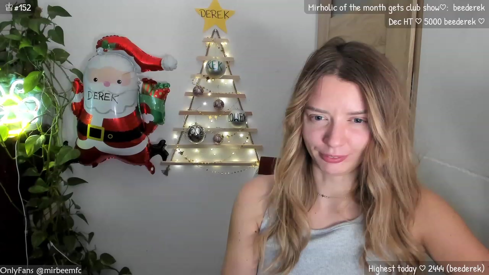 Gallery image thumbnail from MirBee's myfreecams stream on, 12/05/2023, 01:26 image 1 of 20