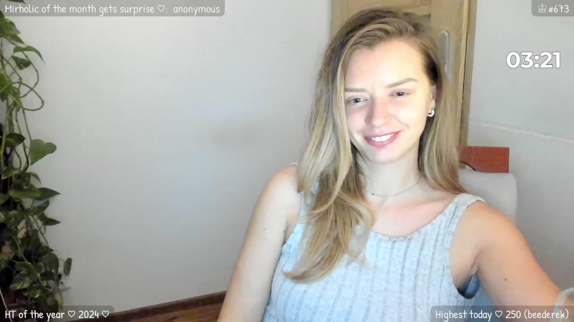 Gallery image thumbnail from MirBee's myfreecams stream on, 01/08/2024, 02:32 image 19 of 20
