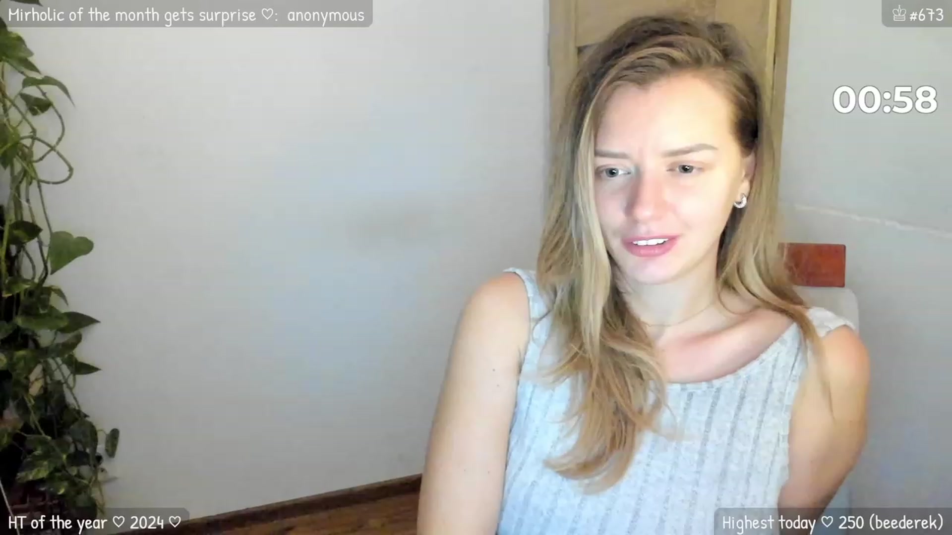 Gallery image thumbnail from MirBee's myfreecams stream on, 01/08/2024, 02:32 image 20 of 20