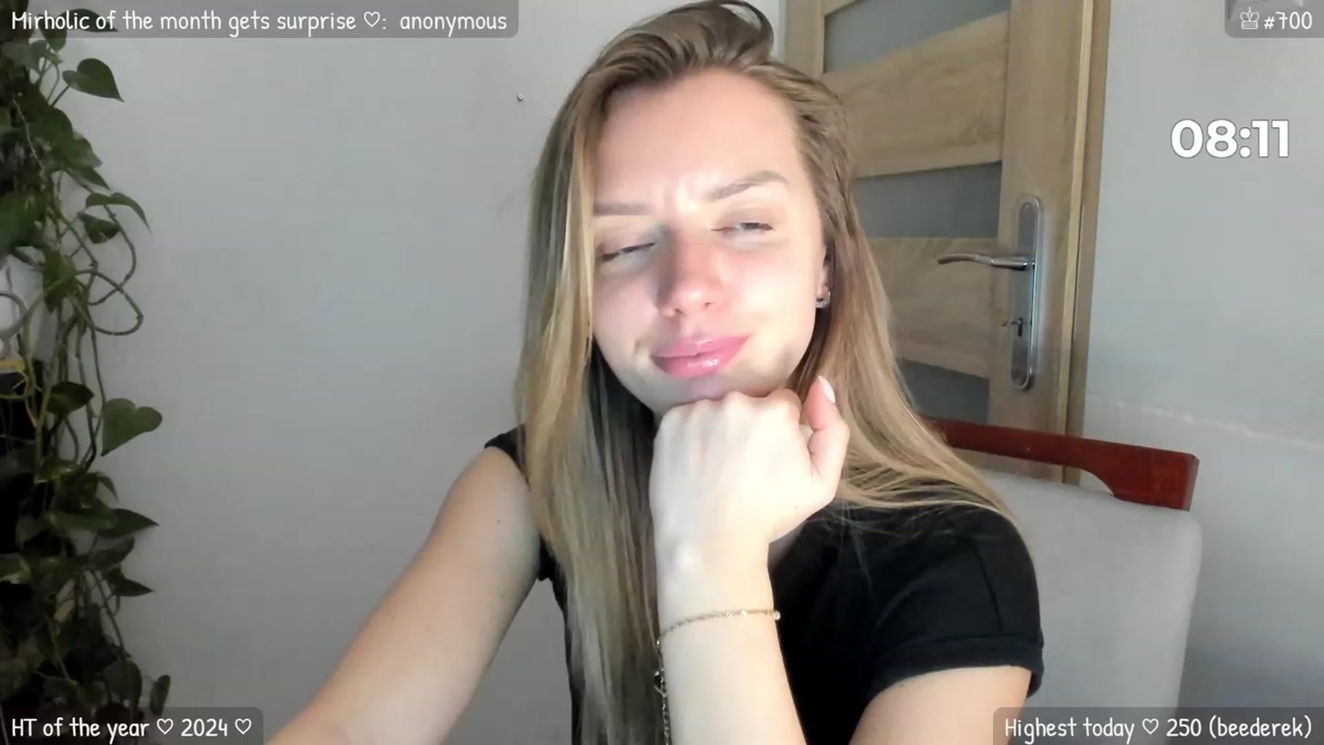 Gallery image thumbnail from MirBee's myfreecams stream on, 01/09/2024, 01:04 image 11 of 20