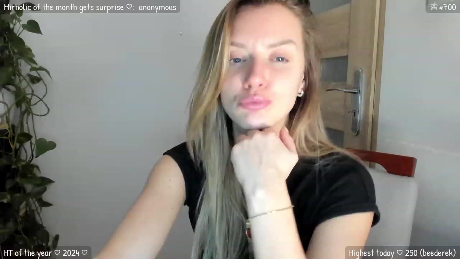 Gallery image thumbnail from MirBee's myfreecams stream on, 01/09/2024, 01:04 image 8 of 20