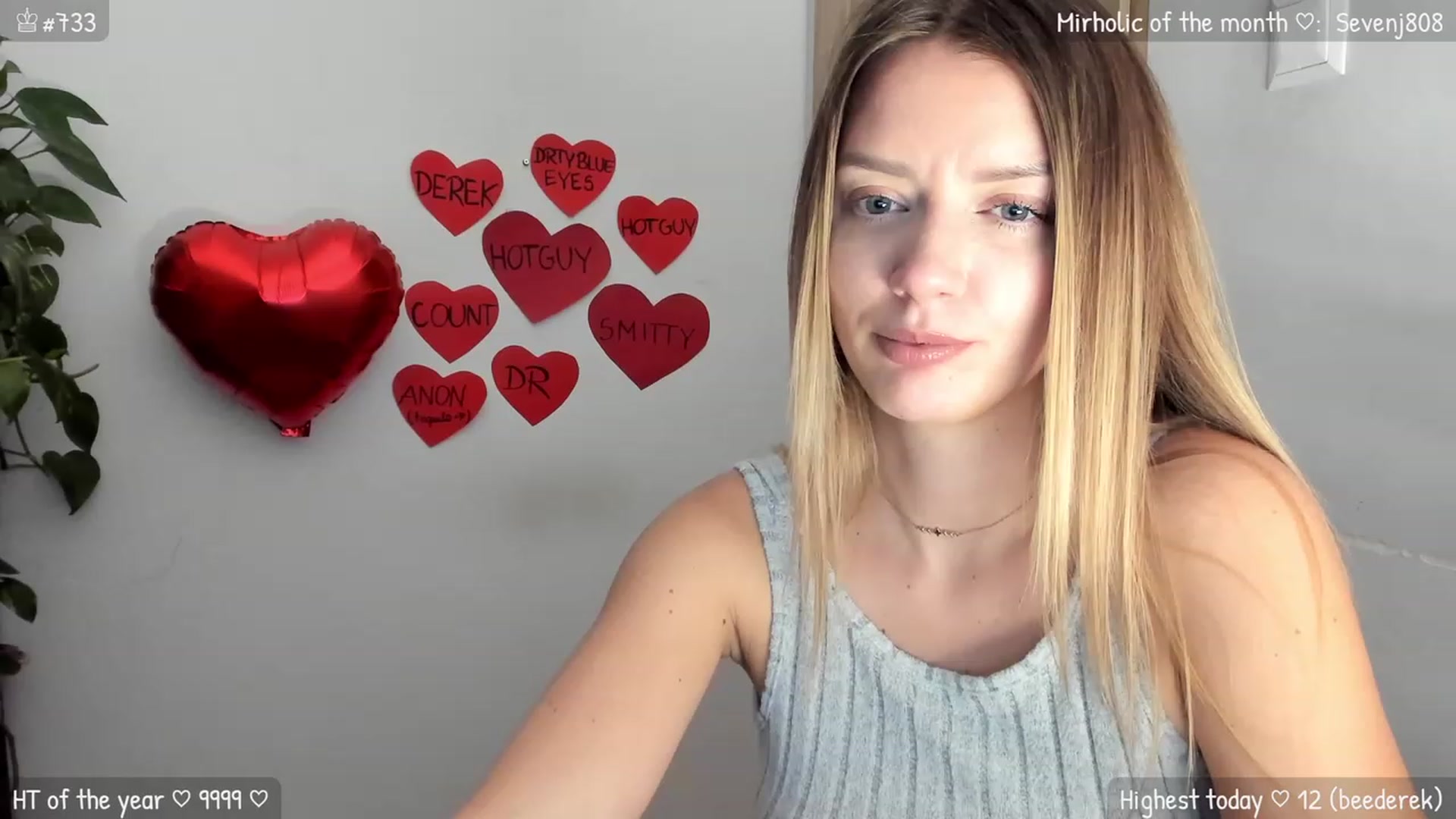 Gallery image thumbnail from MirBee's myfreecams stream on, 02/07/2024, 23:33 image 20 of 20