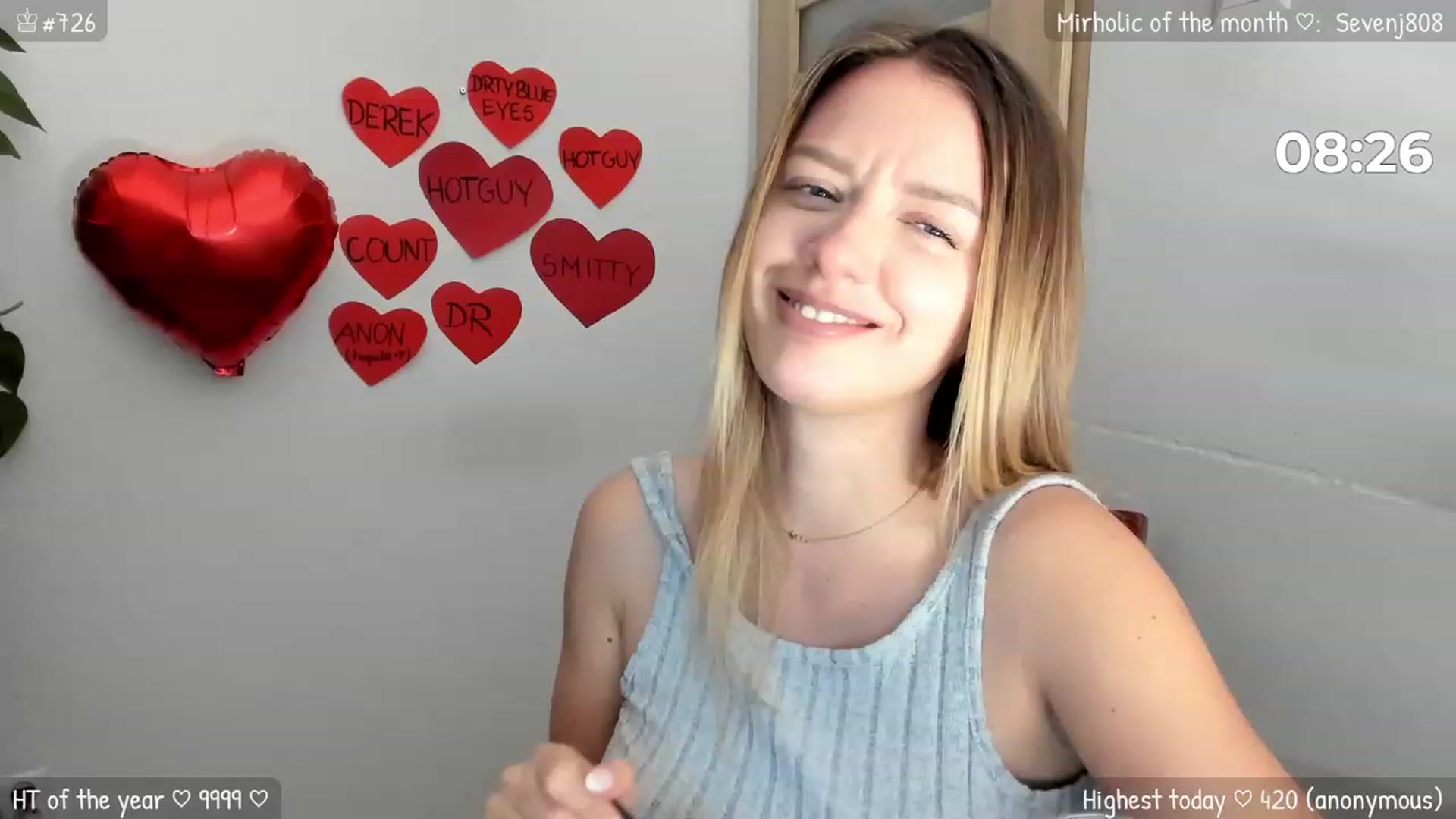 Gallery image thumbnail from MirBee's myfreecams stream on, 02/08/2024, 02:12 image 8 of 20