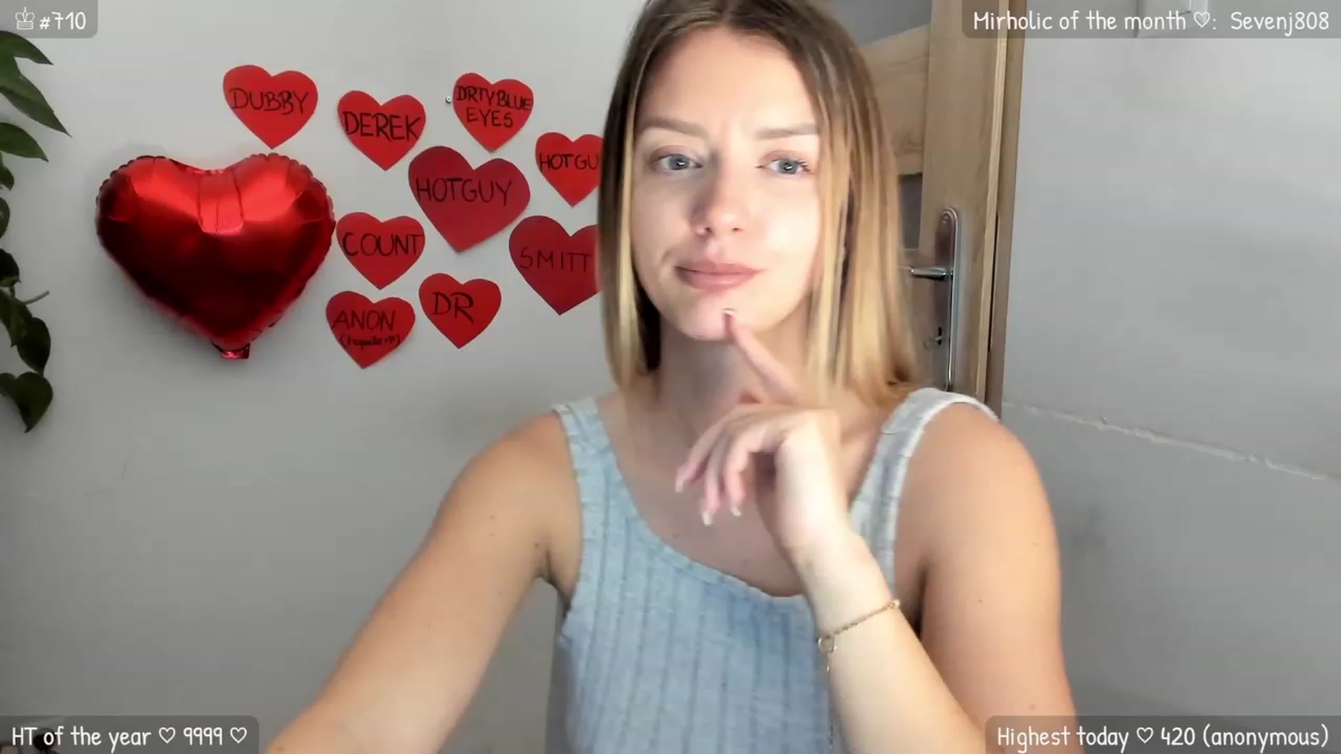 Gallery image thumbnail from MirBee's myfreecams stream on, 02/08/2024, 02:12 image 15 of 20