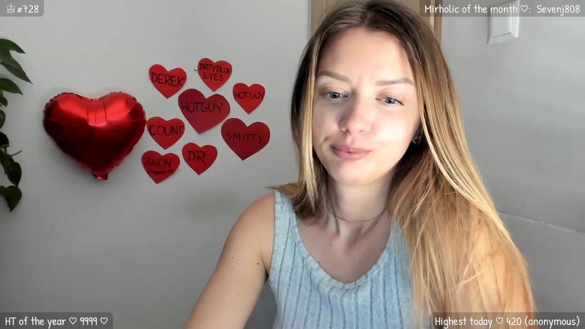 Gallery image thumbnail from MirBee's myfreecams stream on, 02/08/2024, 02:12 image 10 of 20