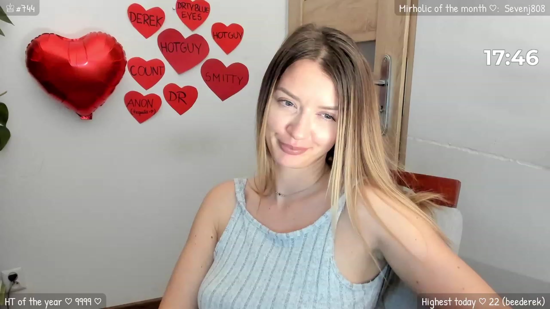 Gallery image thumbnail from MirBee's myfreecams stream on, 02/08/2024, 02:12 image 6 of 20
