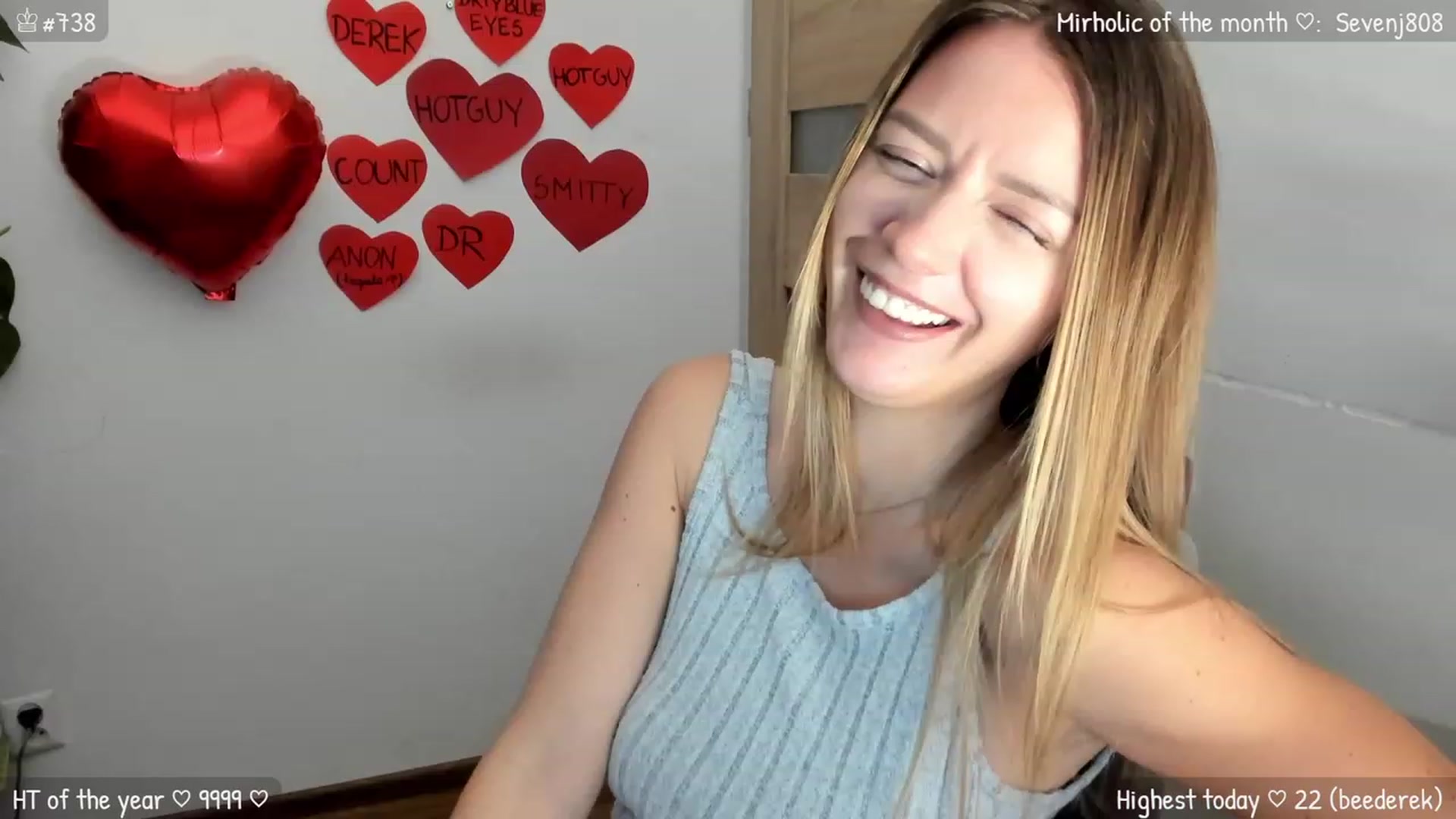 Gallery image thumbnail from MirBee's myfreecams stream on, 02/08/2024, 02:12 image 1 of 20