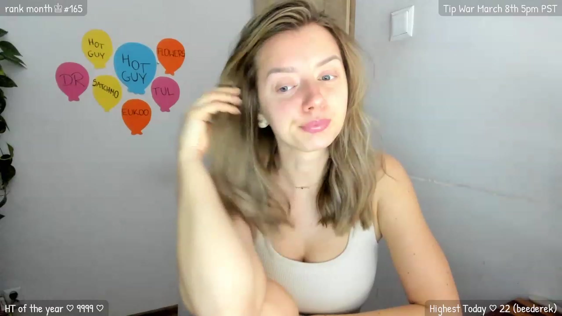 Gallery image thumbnail from MirBee's myfreecams stream on, 03/05/2024, 24:08 image 13 of 20
