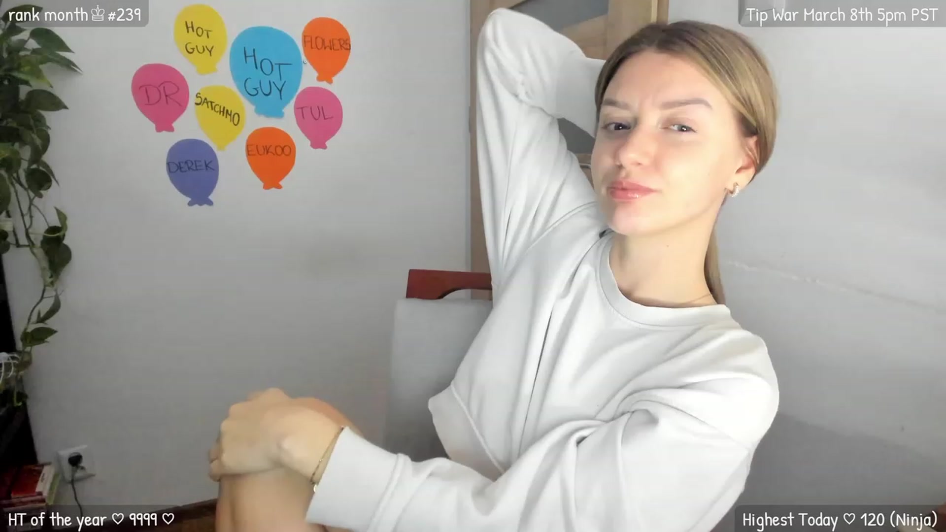 Gallery image thumbnail from MirBee's myfreecams stream on, 03/07/2024, 24:51 image 6 of 20