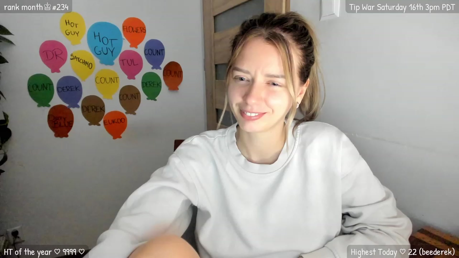 Gallery image thumbnail from MirBee's myfreecams stream on, 03/12/2024, 23:46 image 9 of 20