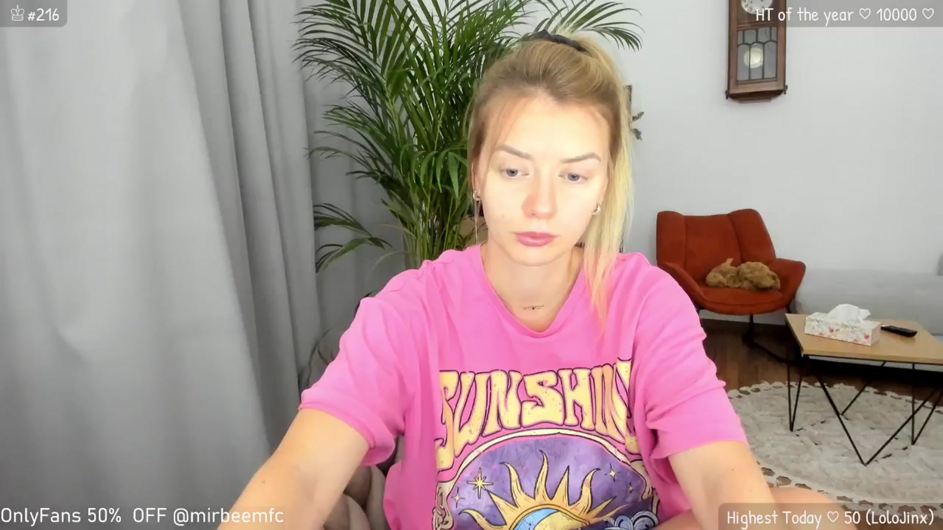 Gallery image thumbnail from MirBee's myfreecams stream on, 07/16/2024, 01:01 image 2 of 20