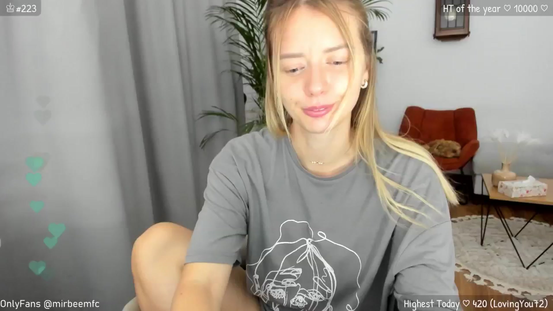 Gallery image thumbnail from MirBee's myfreecams stream on, 07/17/2024, 02:07 image 7 of 20