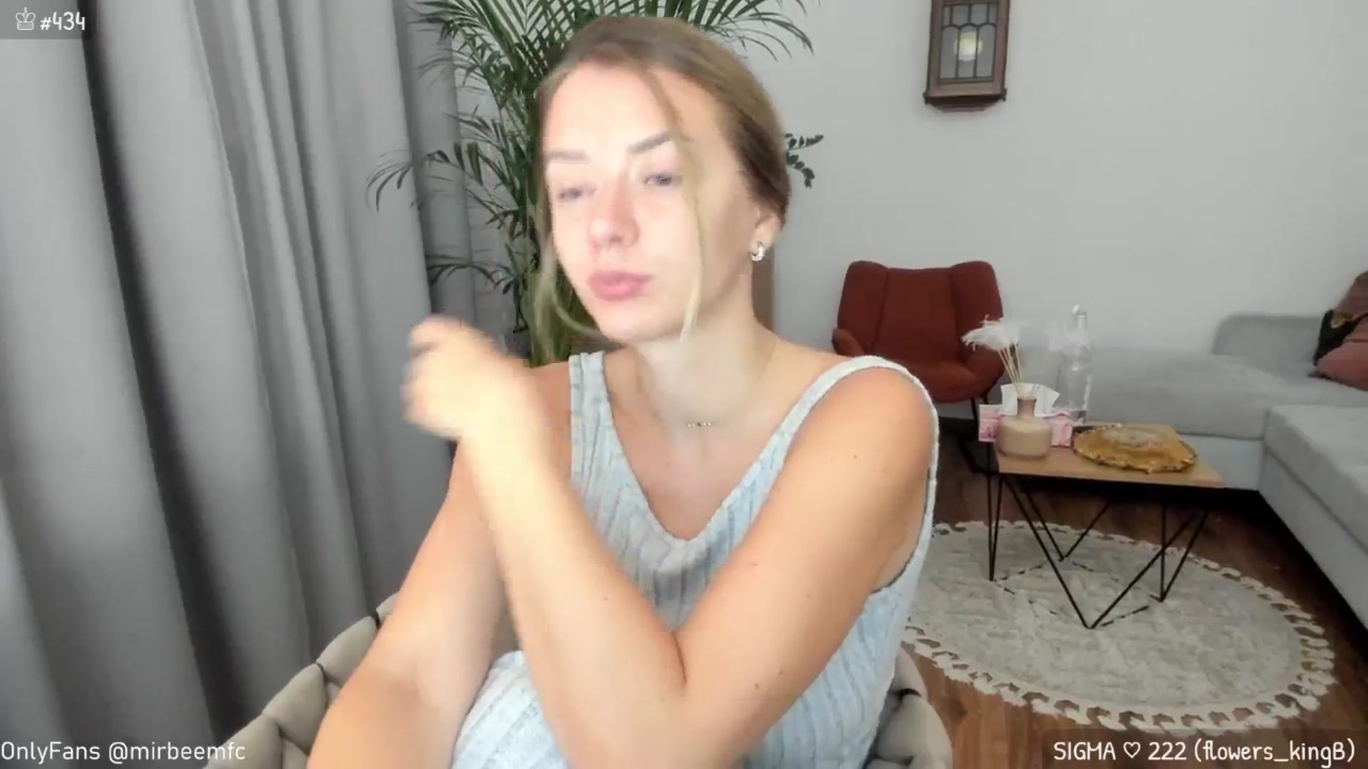 Gallery image thumbnail from MirBee's myfreecams stream on, 09/25/2024, 01:34 image 6 of 20