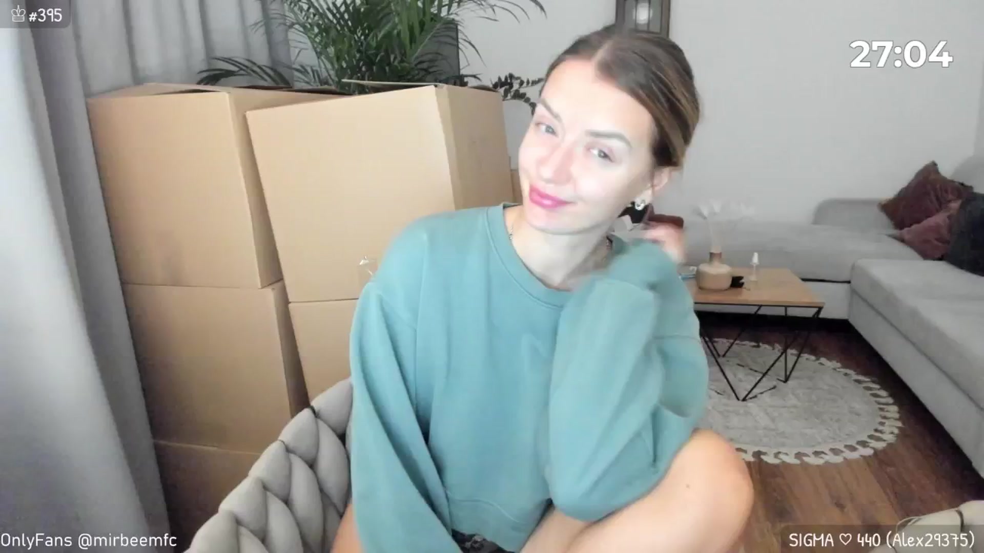 Gallery image thumbnail from MirBee's myfreecams stream on, 10/01/2024, 02:06 image 9 of 20