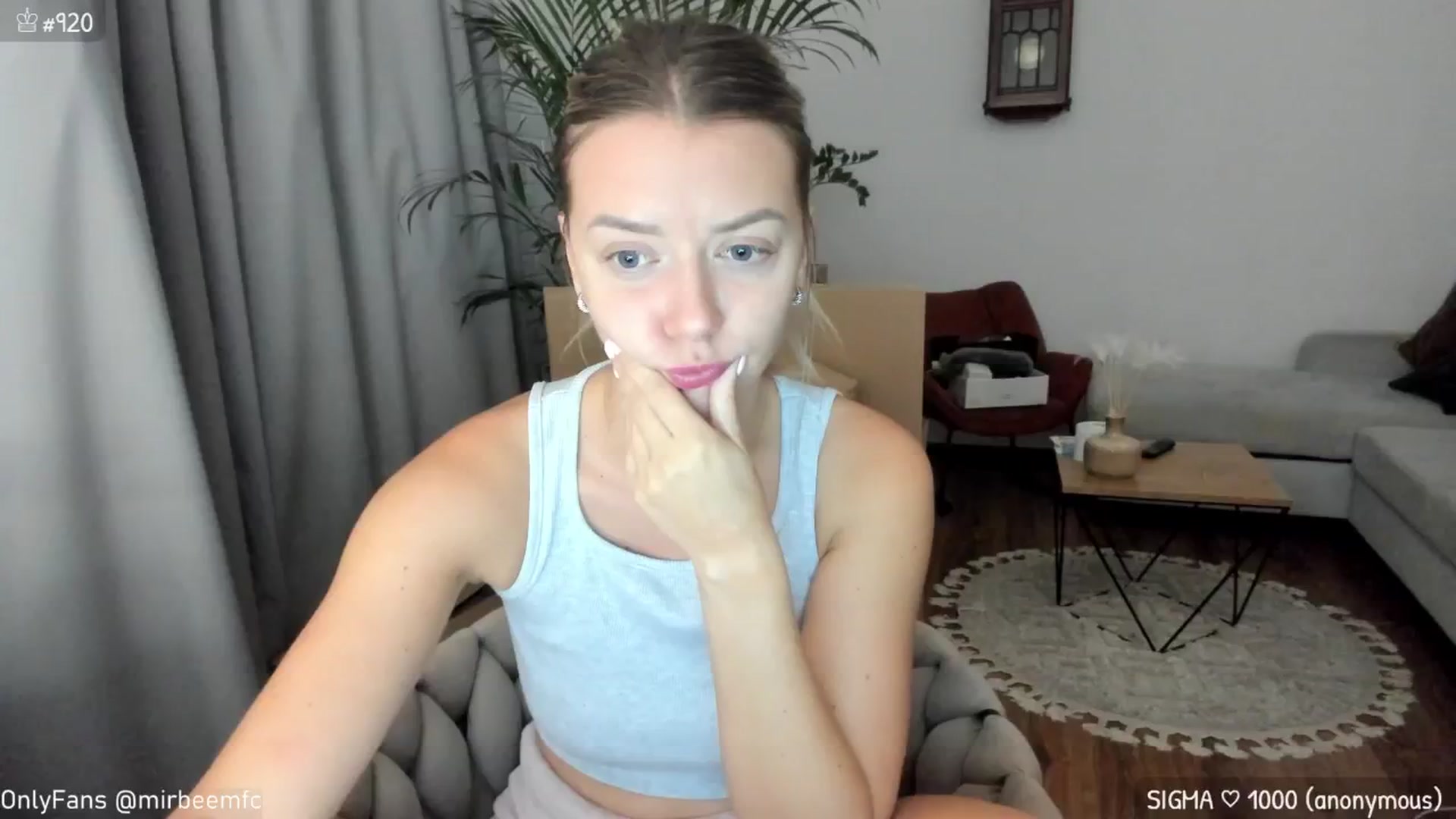 Gallery image thumbnail from MirBee's myfreecams stream on, 10/02/2024, 24:07 image 5 of 20