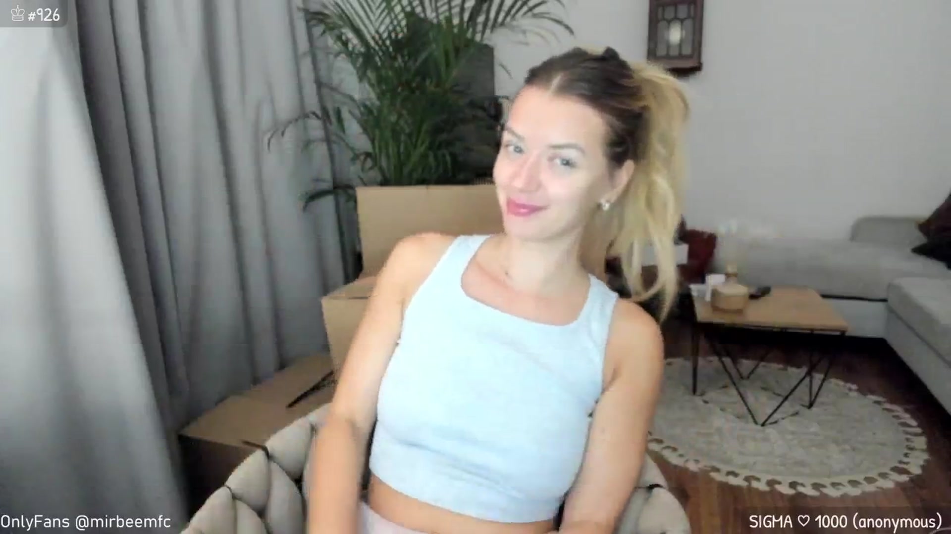 Gallery image thumbnail from MirBee's myfreecams stream on, 10/02/2024, 24:07 image 8 of 20