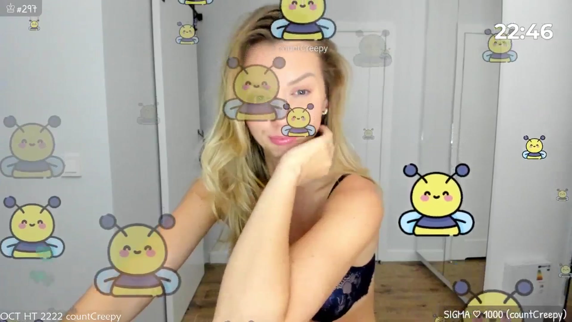 Gallery image thumbnail from MirBee's myfreecams stream on, 10/25/2024, 24:04 image 16 of 20
