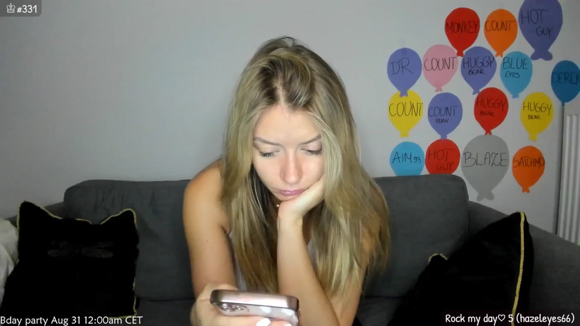 Gallery image thumbnail from MirBee's myfreecams stream on, 08/16/2025, 24:02 image 3 of 20