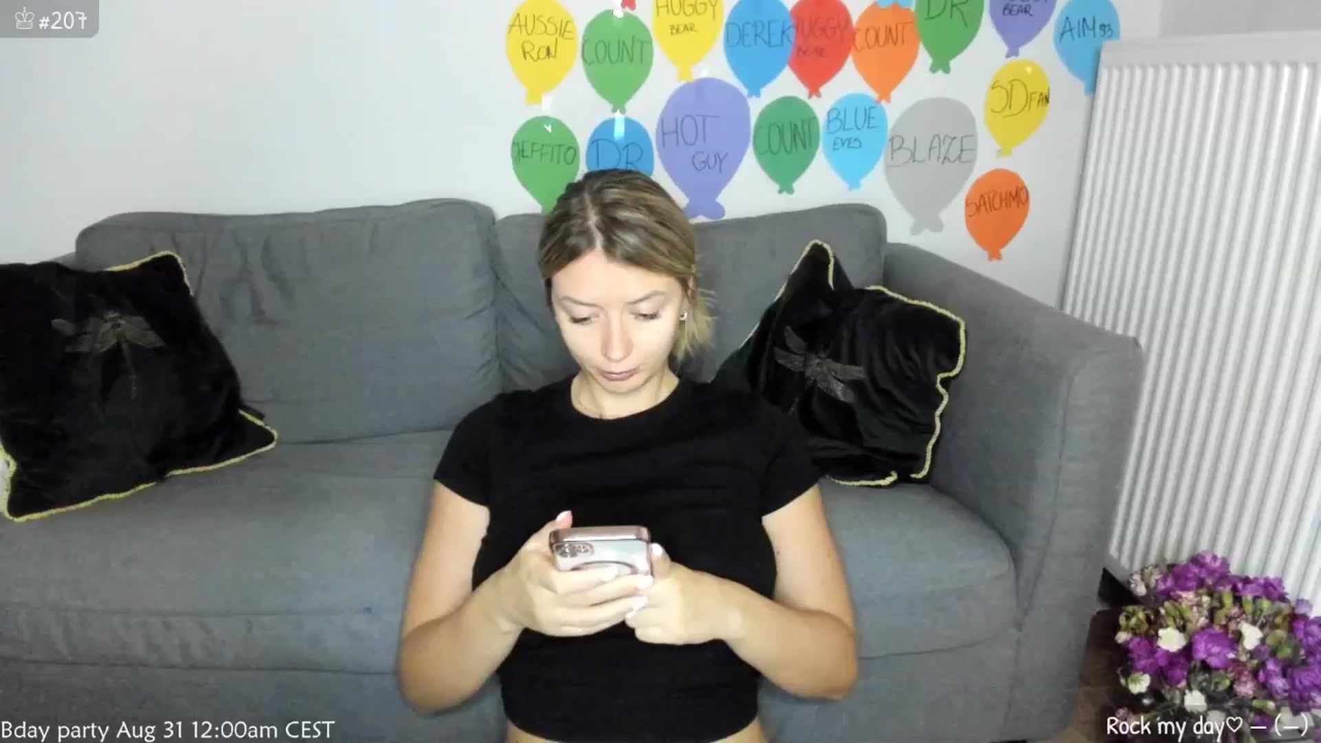 Gallery image thumbnail from MirBee's myfreecams stream on, 08/20/2025, 24:05 image 1 of 20