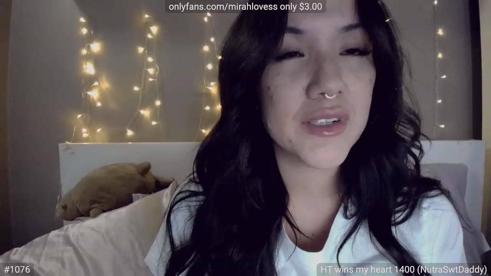 Gallery image thumbnail from Mirah's myfreecams stream on, 12/07/2022, 05:50 image 15 of 20