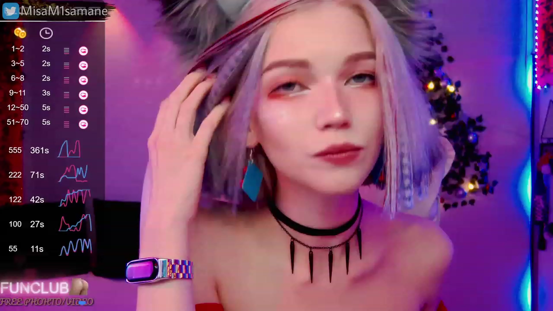 Gallery image thumbnail from MisaMisaAmane's myfreecams stream on, 12/23/2022, 18:16 image 1 of 20