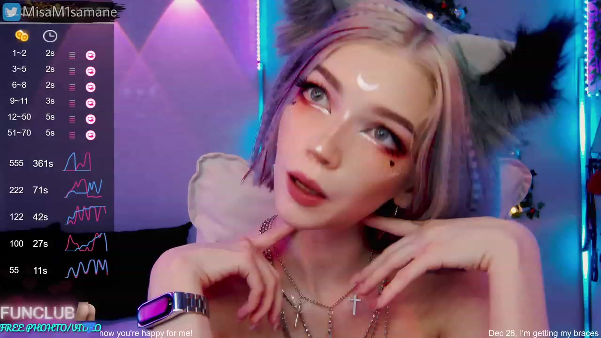 Gallery image thumbnail from MisaMisaAmane's myfreecams stream on, 12/24/2022, 17:48 image 13 of 20
