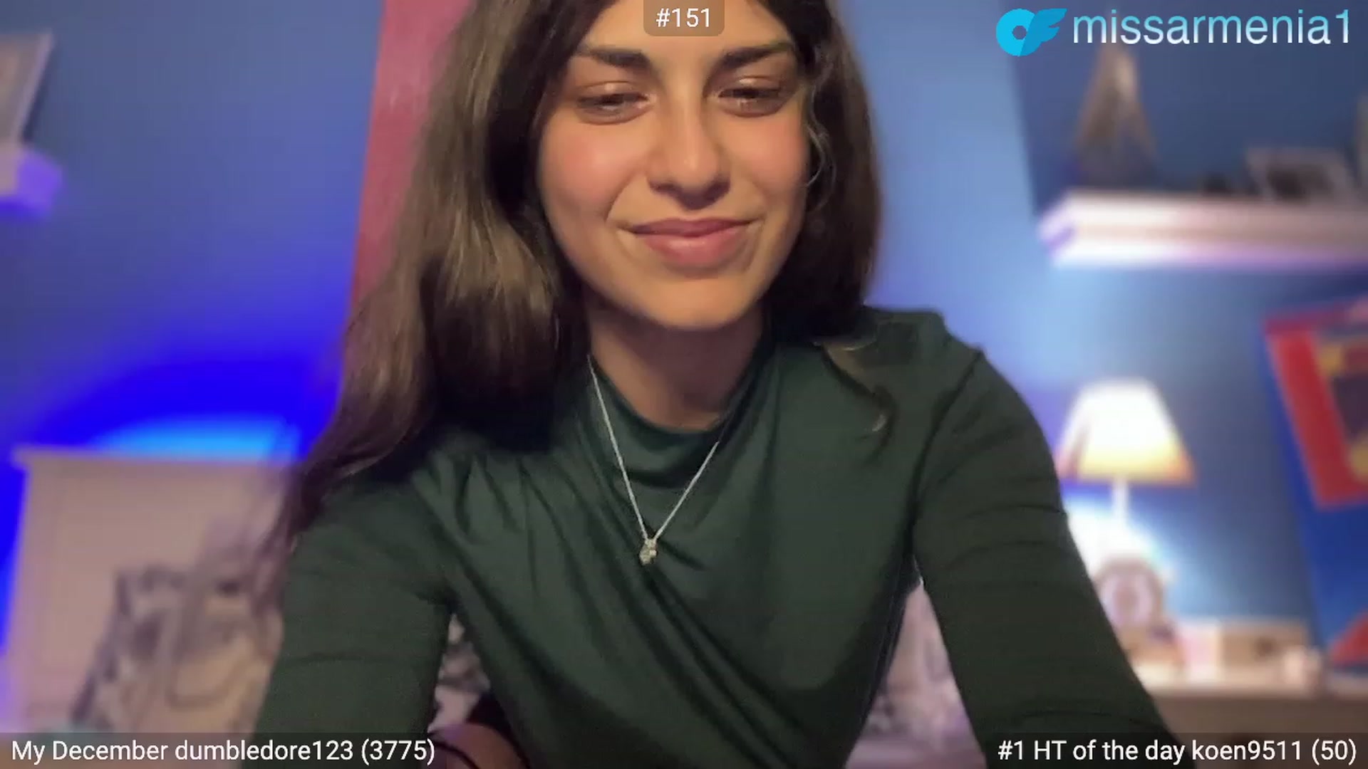 Gallery image thumbnail from MissArmenia's myfreecams stream on, 12/11/2023, 20:14 image 4 of 20