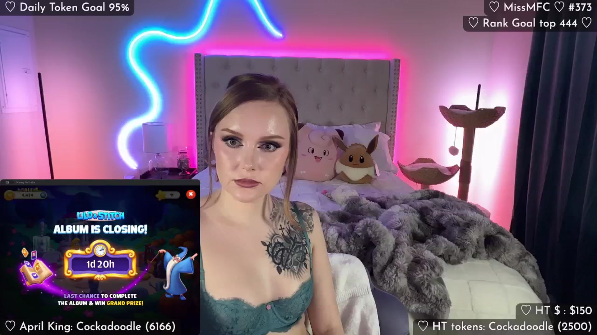 Gallery image thumbnail from MissLizzy's myfreecams stream on, 04/04/2026, 13:43 image 16 of 20