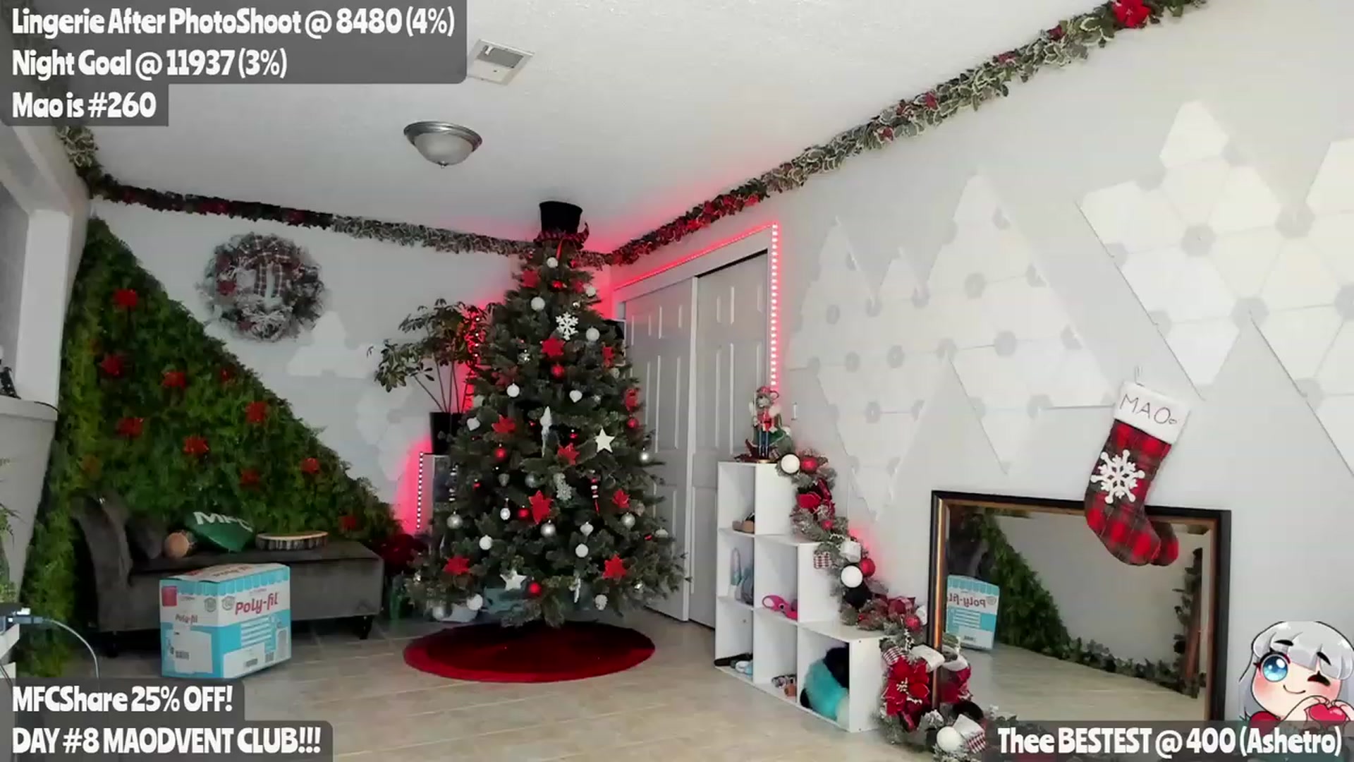 Gallery image thumbnail from MissMao's myfreecams stream on, 12/09/2022, 07:35 image 1 of 20