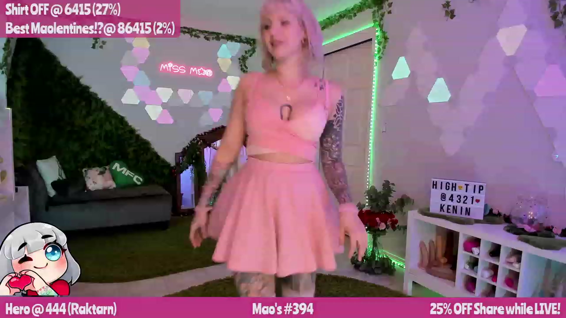Gallery image thumbnail from MissMao's myfreecams stream on, 02/15/2023, 03:55 image 1 of 20