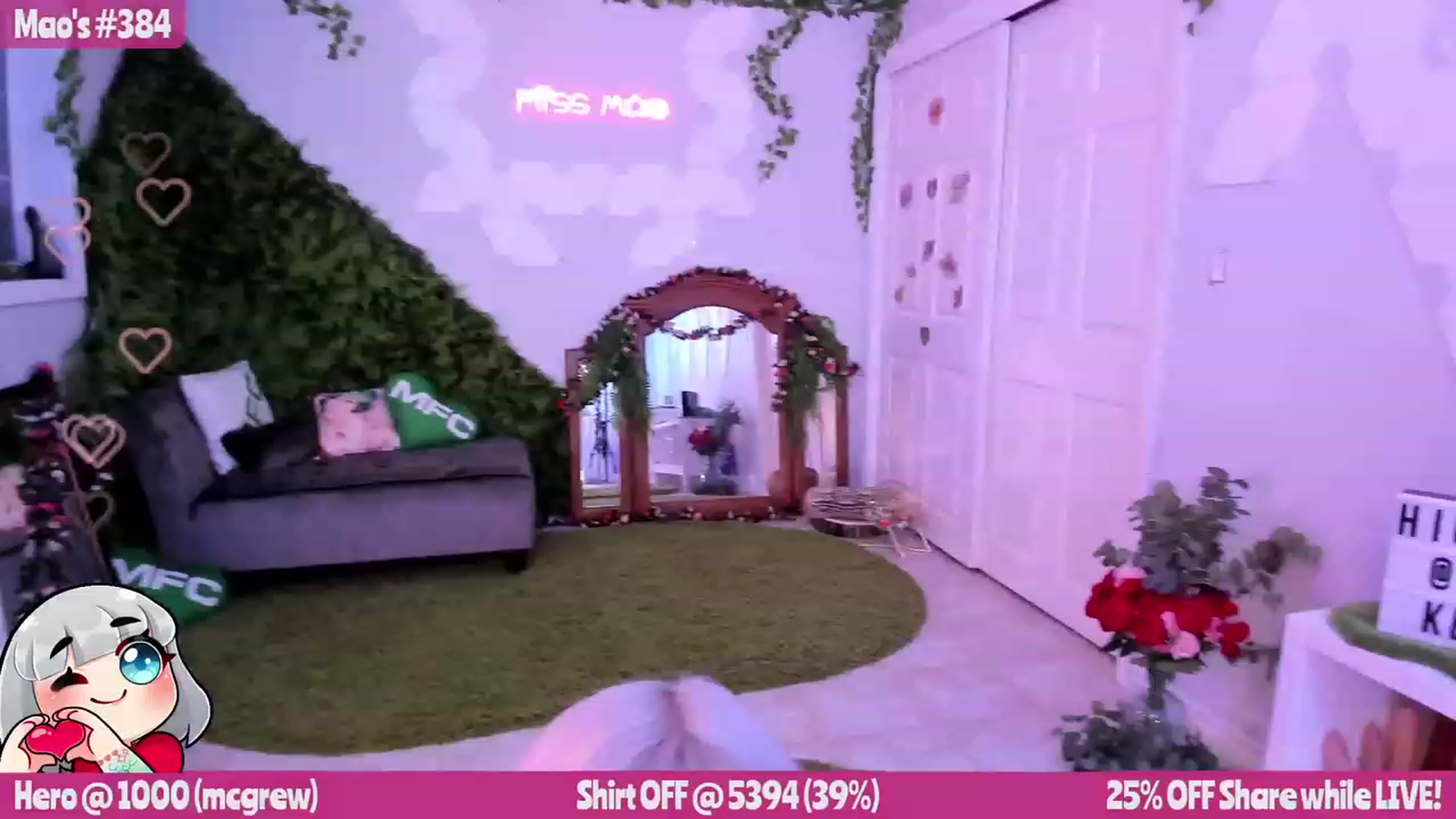 Gallery image thumbnail from MissMao's myfreecams stream on, 02/15/2023, 03:55 image 14 of 20